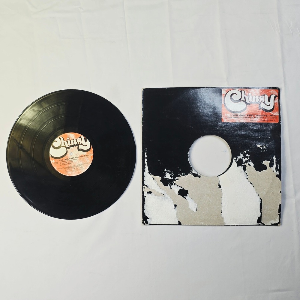 Chingy One Call Away - Bagg Up Vinyl Record 12" Black 2003 Promo Hip Hop Single